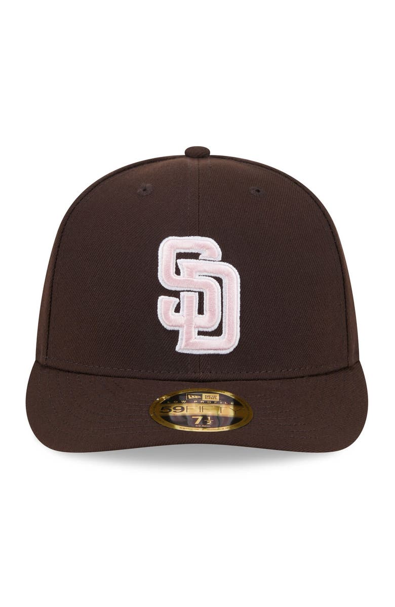 New Era Men's New Era Brown San Diego Padres 2024 Mother's Day Low Profile 59FIFTY Fitted Hat, Alternate, color,