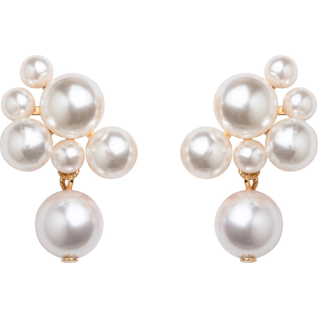 Jennifer Behr White Gold Earrings In Neutral
