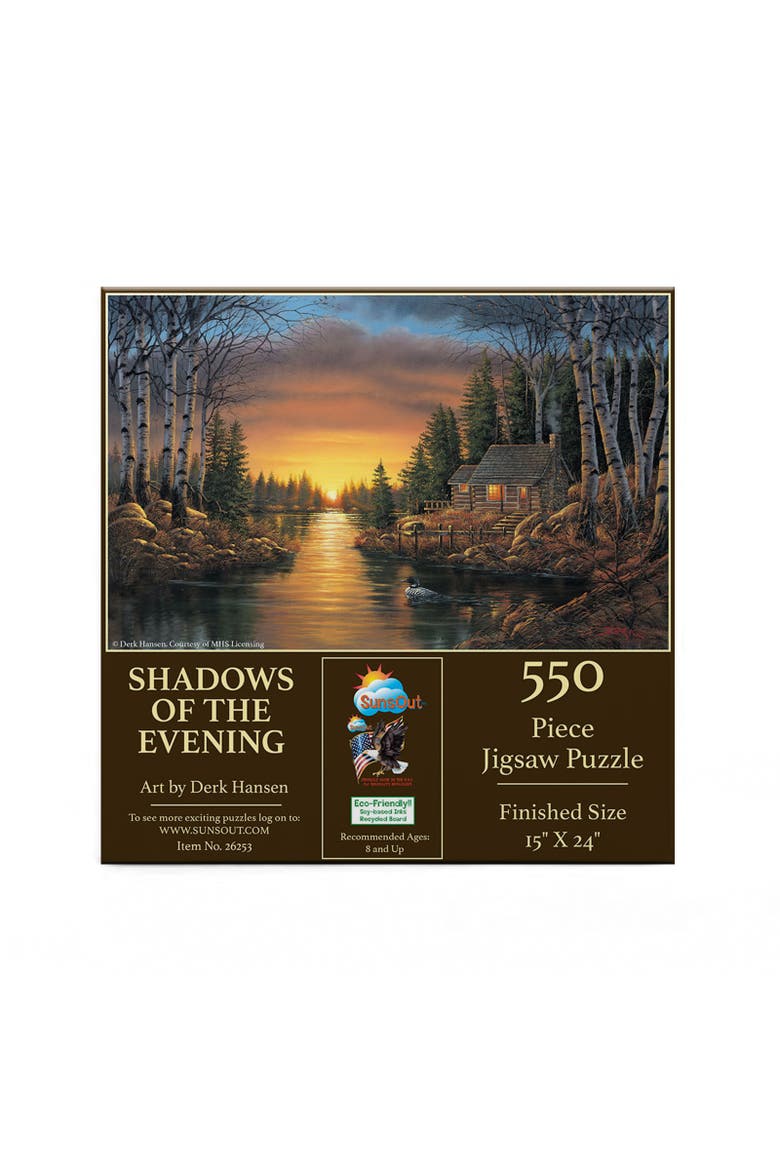 Shadows of the Evening 550 piece Jigsaw Puzzle for Adults, Alternate, color, Multicolor