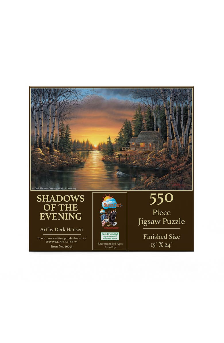 Sunsout Shadows of the Evening 550 piece Jigsaw Puzzle for Adults, Alternate, color, Multicolor