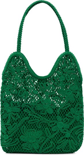 Medium Crochet & Soutache Shoulder Bag