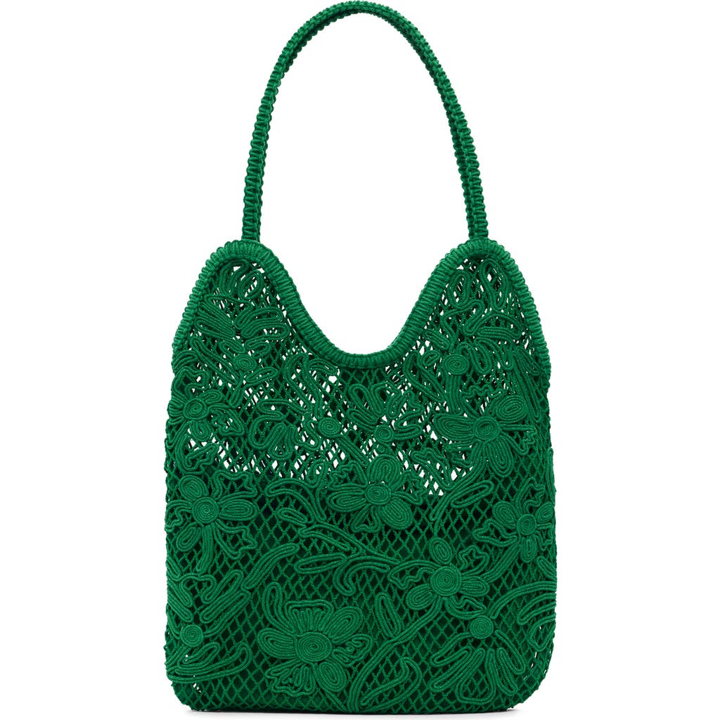 Desigual Medium Crochet & Soutache Shoulder Bag