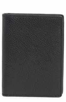 Pebble Leather Bifold Card Case
