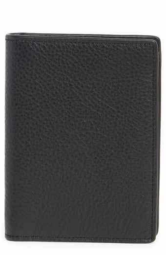 Pebble Leather Bifold Card Case