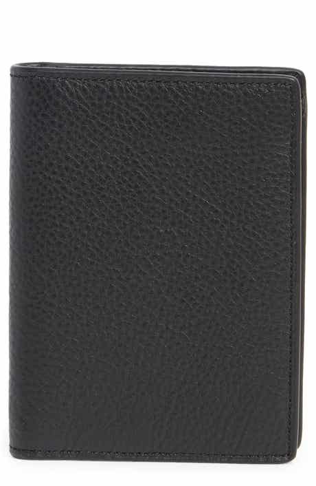Pebble Leather Bifold Card Case