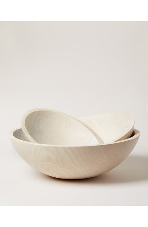 15-Inch Crafted Wooden Bowl