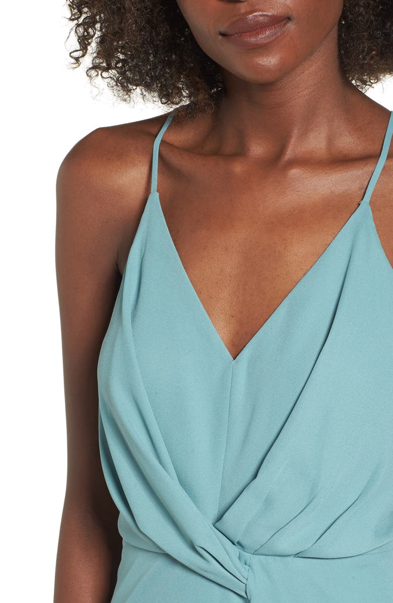 Dee Elly Knotted Waist Midi Dress, Alternate, color,