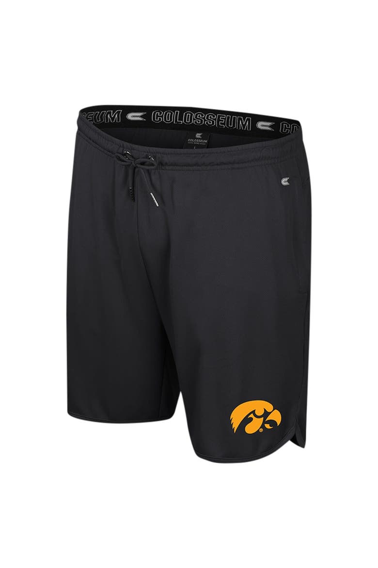 Youth Colosseum Black Iowa Hawkeyes Things Happen Shorts, Alternate, color, Black
