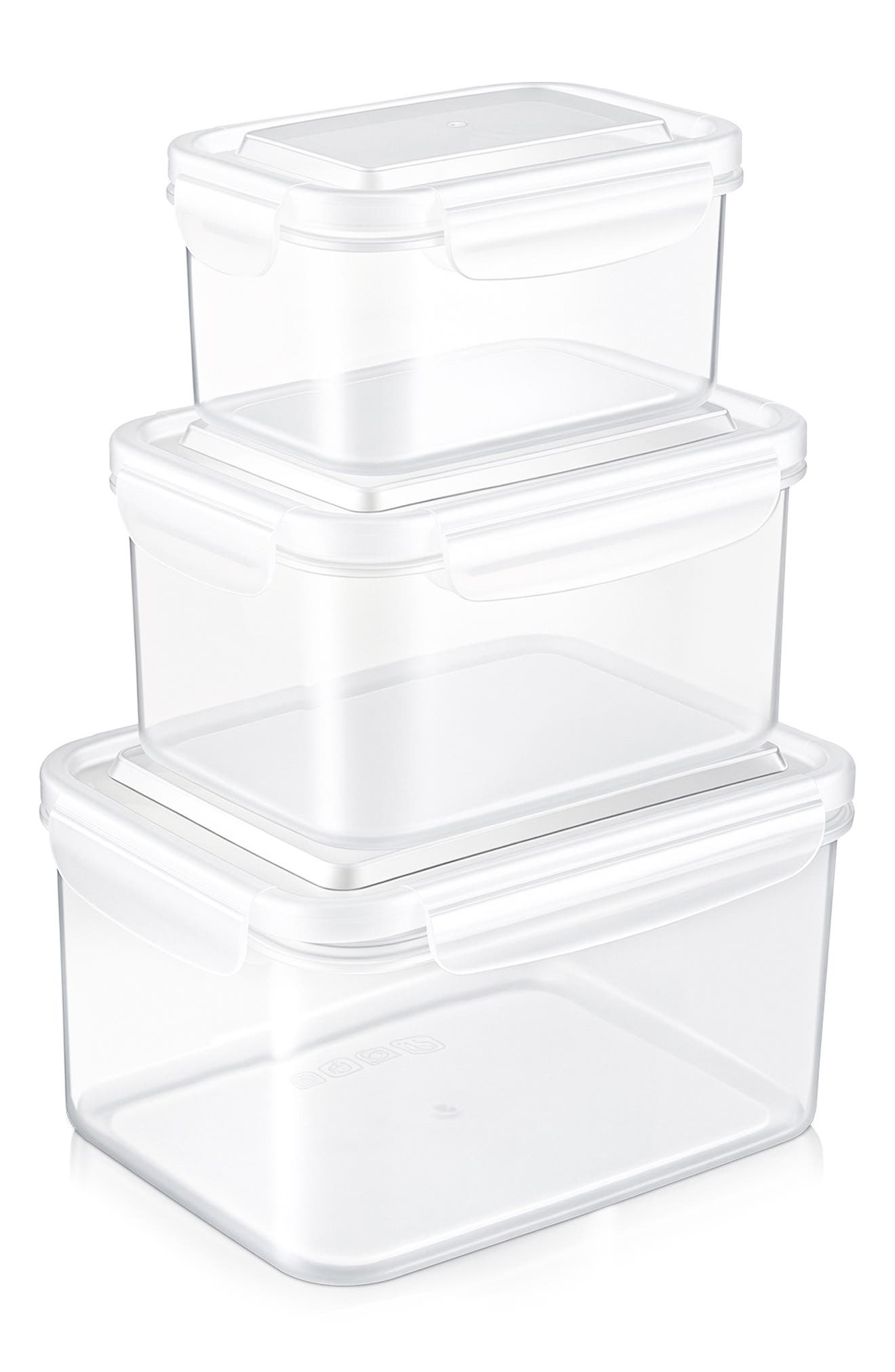Set of 3 Round Nesting Food Storage Containers