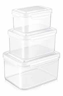 Set of 3 Round Nesting Food Storage Containers