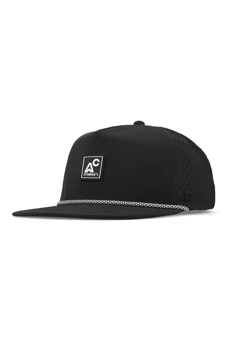 Coronado Packable Hydro Snapback Ball Cap, Main, color, BLACK