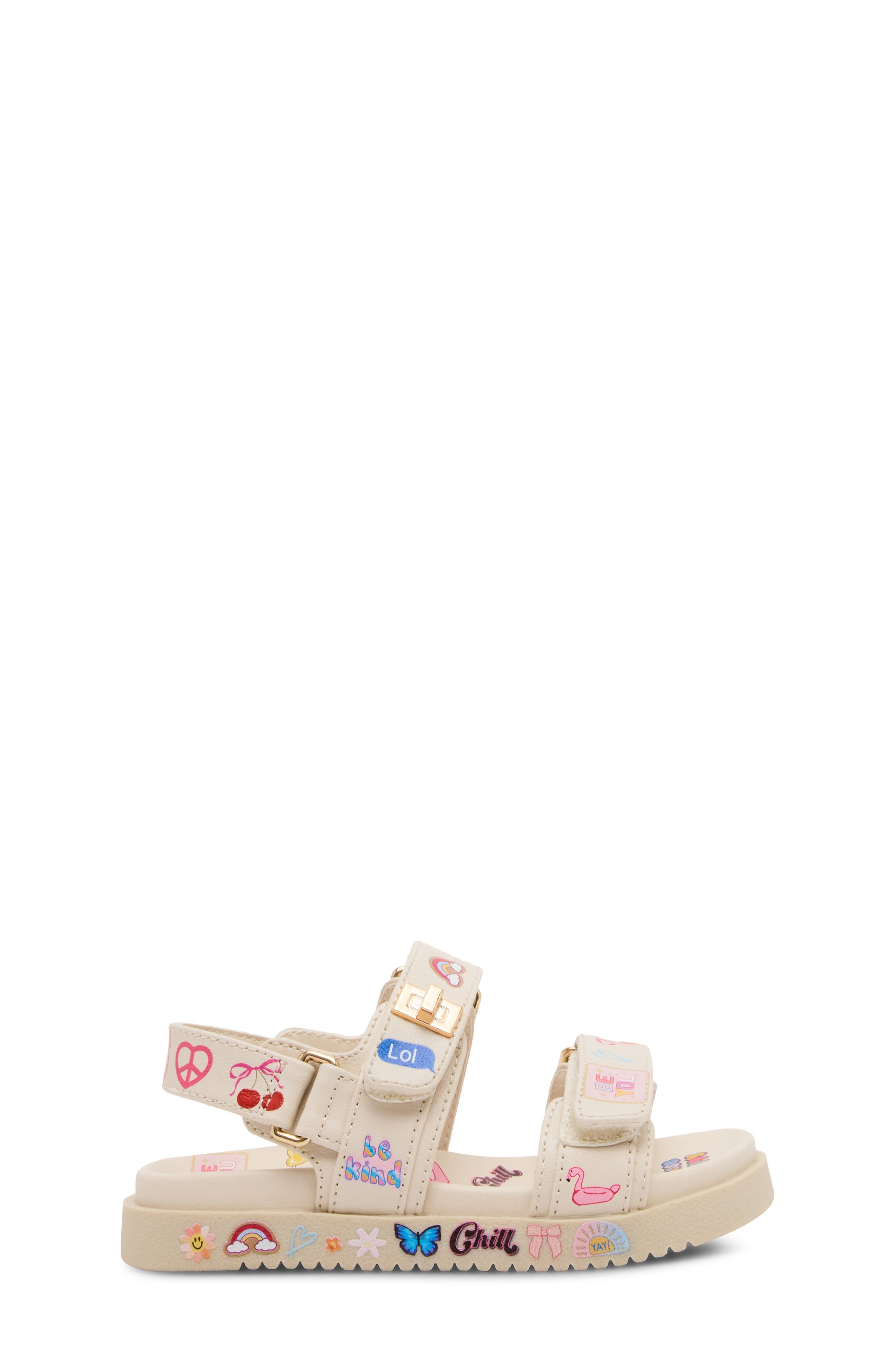 Steve Madden Kids' Tmona Slingback Platform Sandal, Alternate, color, Bone