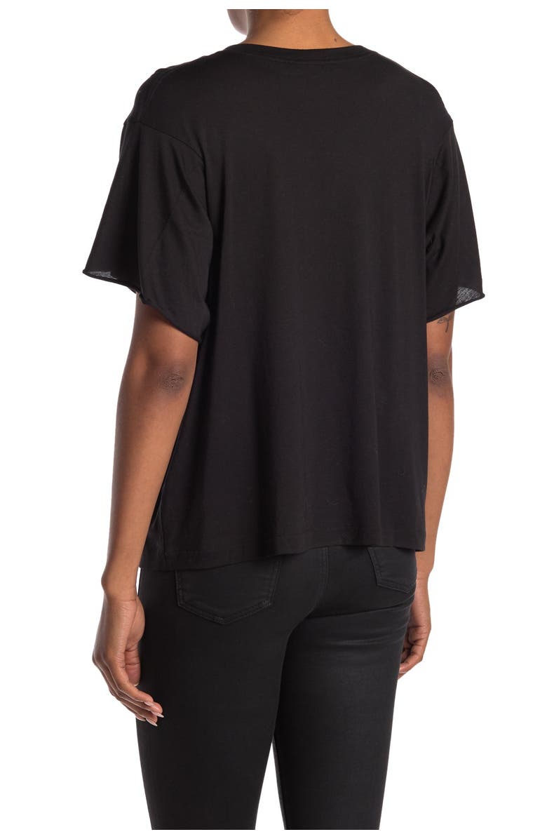 Helmut Lang Flutter Sleeve T-Shirt, Alternate, color, 
