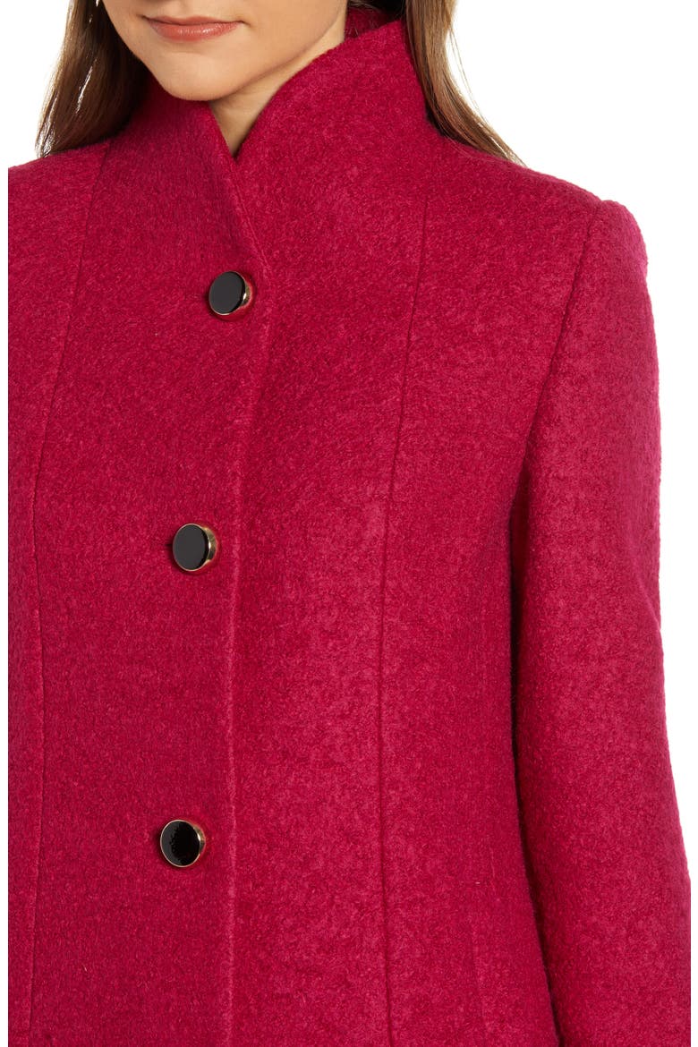 wool blend coat, Alternate, color, POKEBERRY