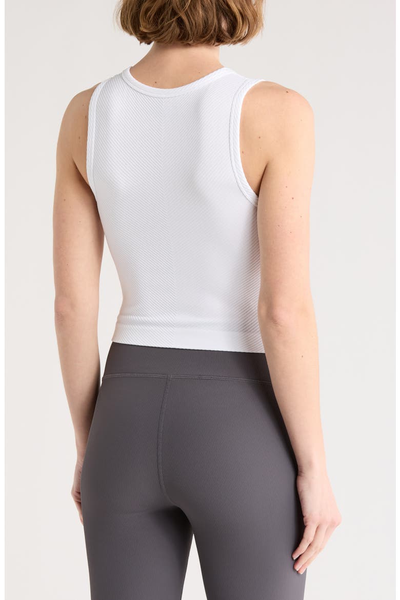 2-Pack Seamless Tanks, Alternate, color, WHITE/BLACK
