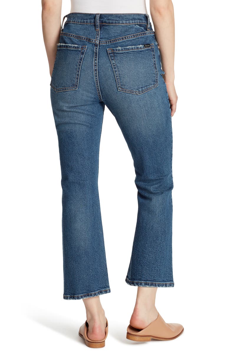 Ella Moss High Waist Crop Flare Jeans, Alternate, color, 