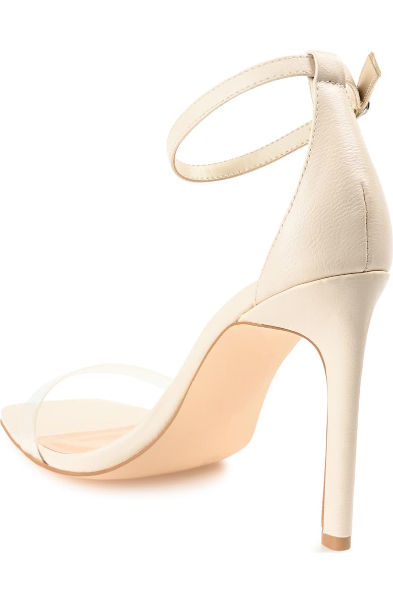 Journee Collection Lorelei Ankle Strap Stiletto Sandal, Alternate, color, Off White