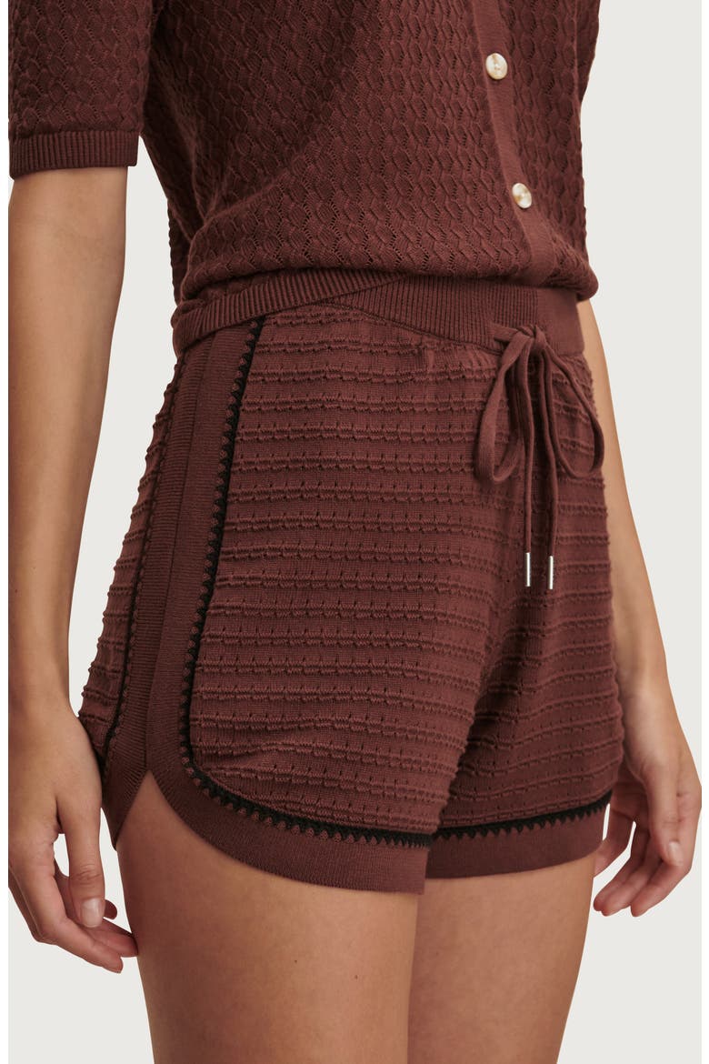 Morden Knit Shorts, Alternate, color, IRONWOOD