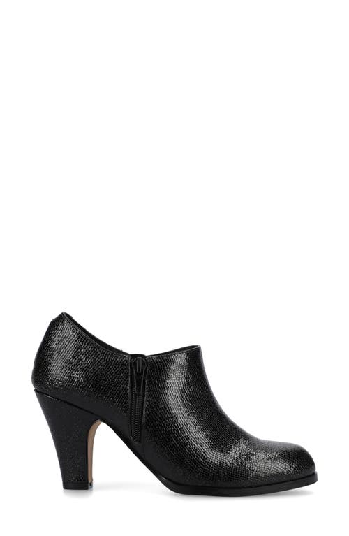Journee Collection Sanzi Heeled Ankle Bootie In Black