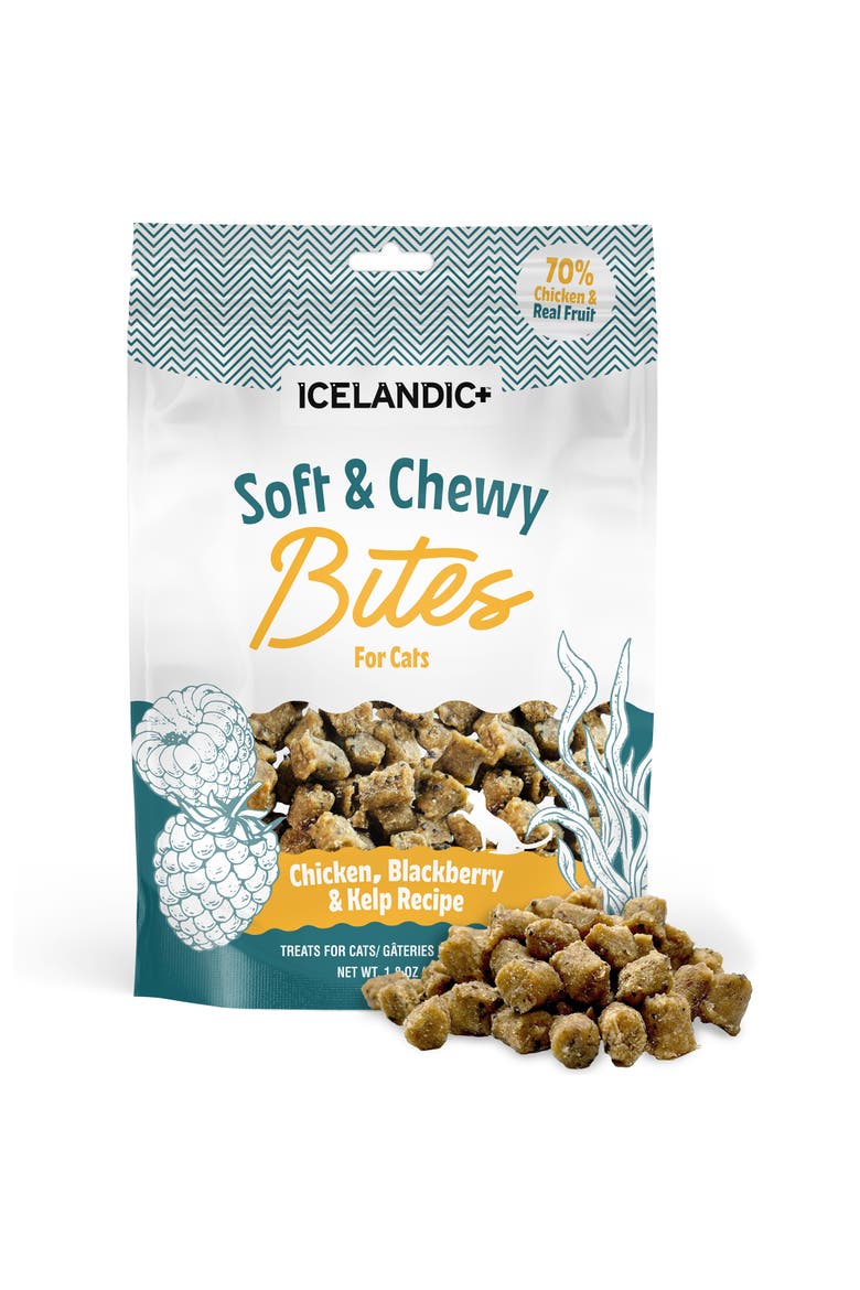 Soft & Chewy Bites, Chicken, Blackberry & Kelp, 1.8oz Cat Treats, Alternate, color, Multicolored