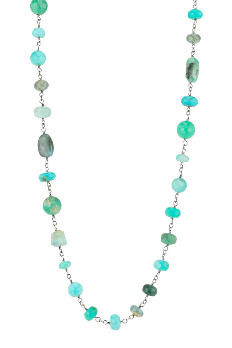 Long Turquoise Necklace, Main, color, BLUE MULTI
