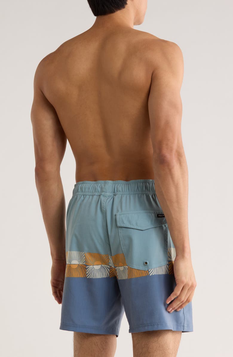 RVCA Hawaii Sunset Swim Shorts, Alternate, color, Dark Denim