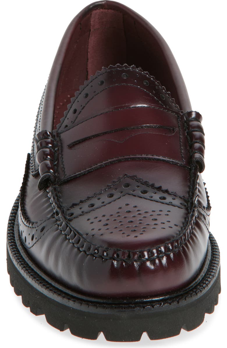 G.H.BASS Larson Wingtip Loafer, Alternate, color, Wine