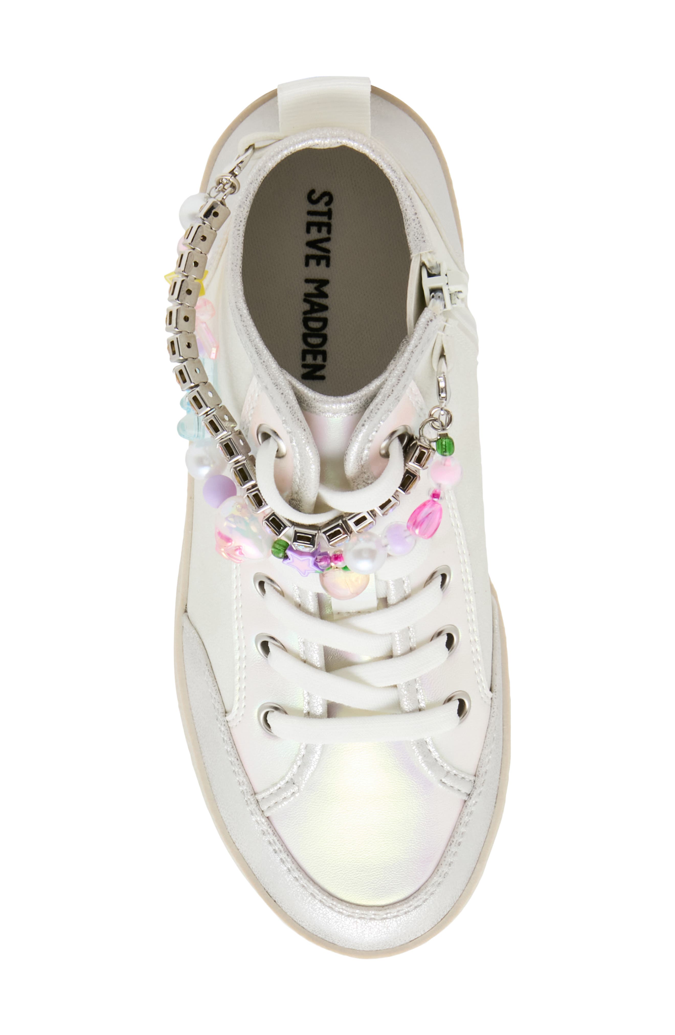 Kids' Jbelleza High Top Sneaker, Alternate, color, WHITE MULTI