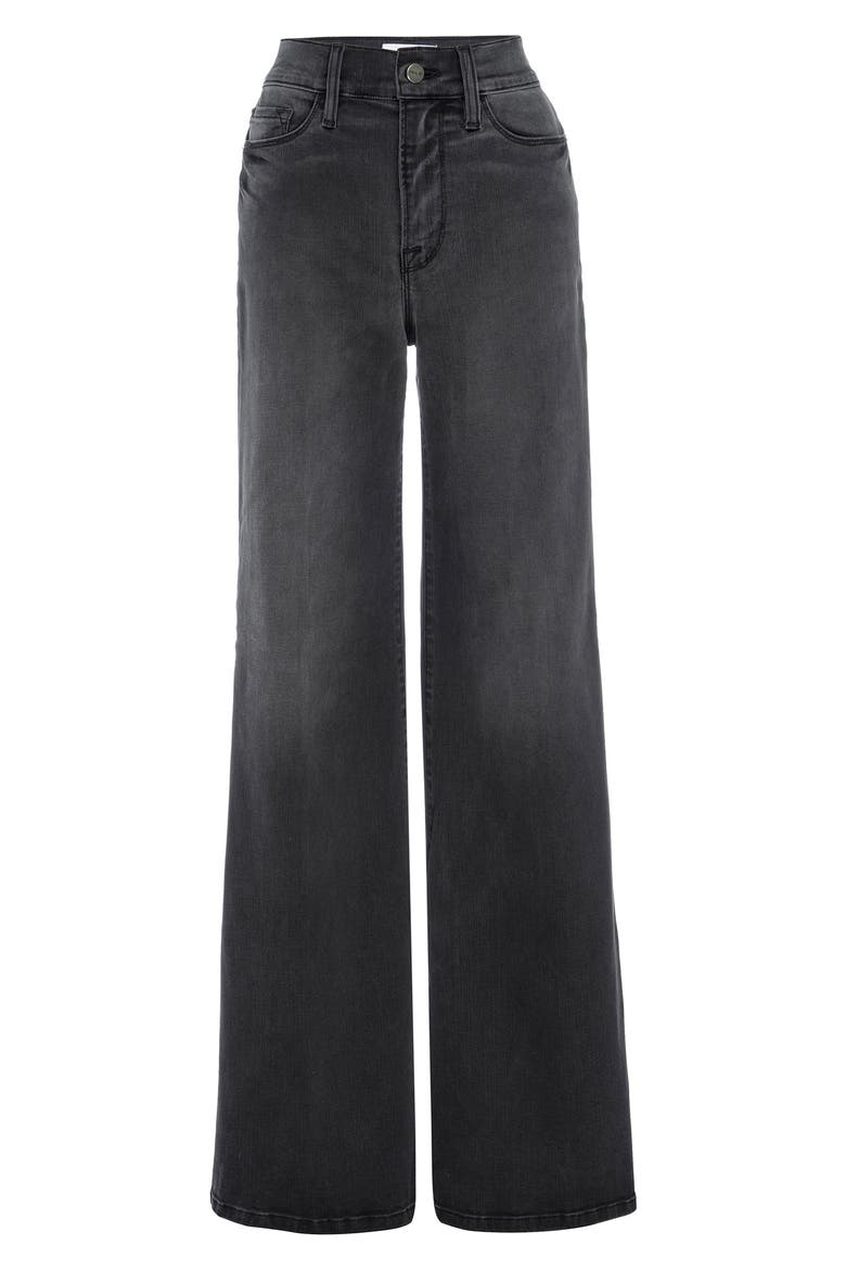Le Palazzo High Waist Wide Leg Jeans, Alternate, color, MARDEL