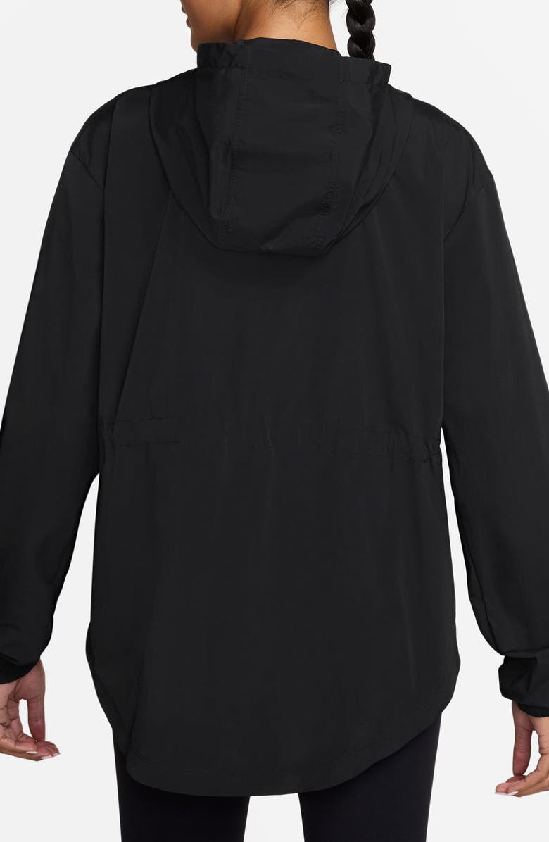 Nike One Dri-FIT Jacket, Alternate, color, Black/ White