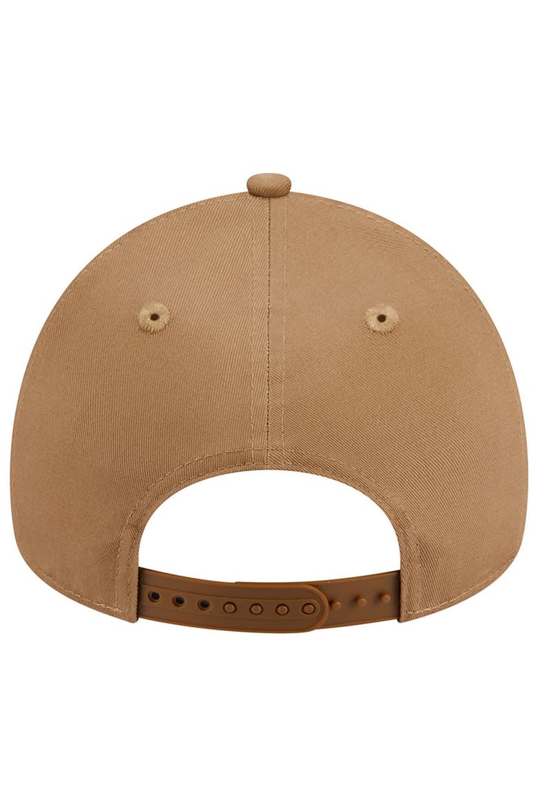 Men's New Era Khaki San Francisco Giants A-Frame 9FORTY Adjustable Hat, Alternate, color, Khaki