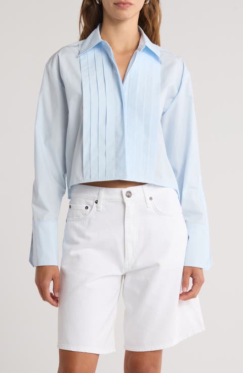 Cam Cotton Button-Up Shirt
