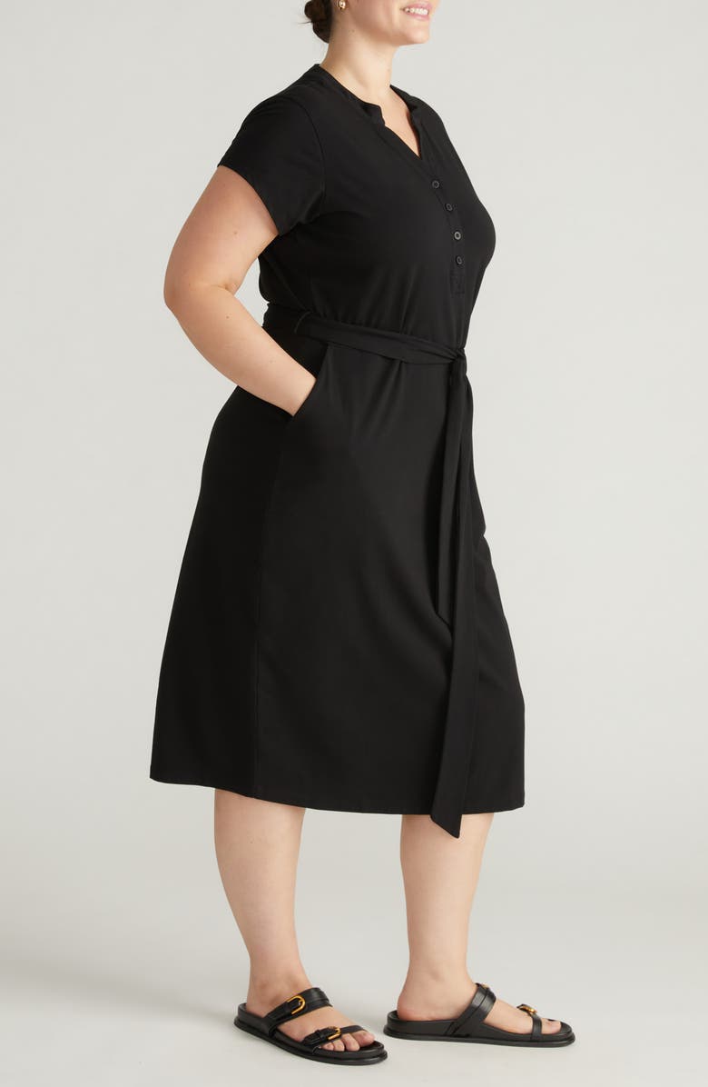 Universal Standard Serengeti Tie Waist Dress, Alternate, color, 