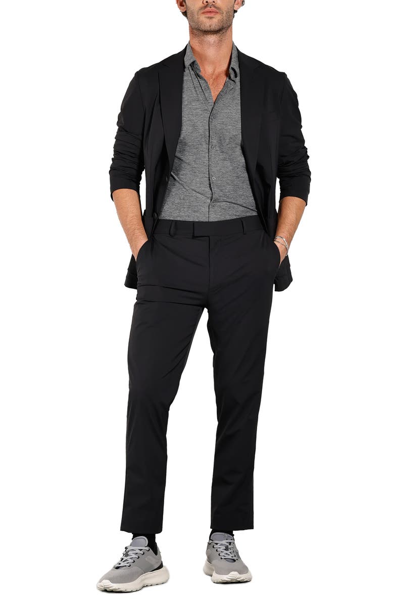 URBAN PERFORMANCE New Melange Long Sleeve Tech Shirt, Alternate, color, Grey