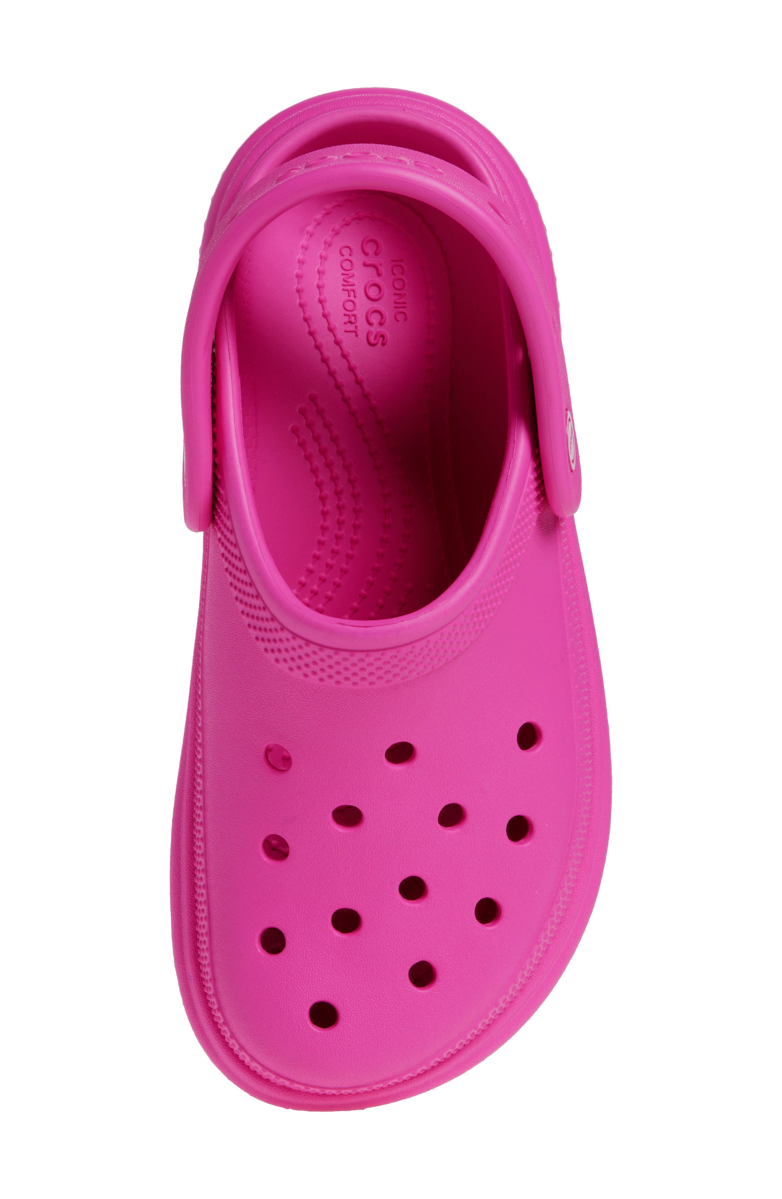 CROCS Stomp Slingback Platform Clog, Alternate, color, Pink Crush