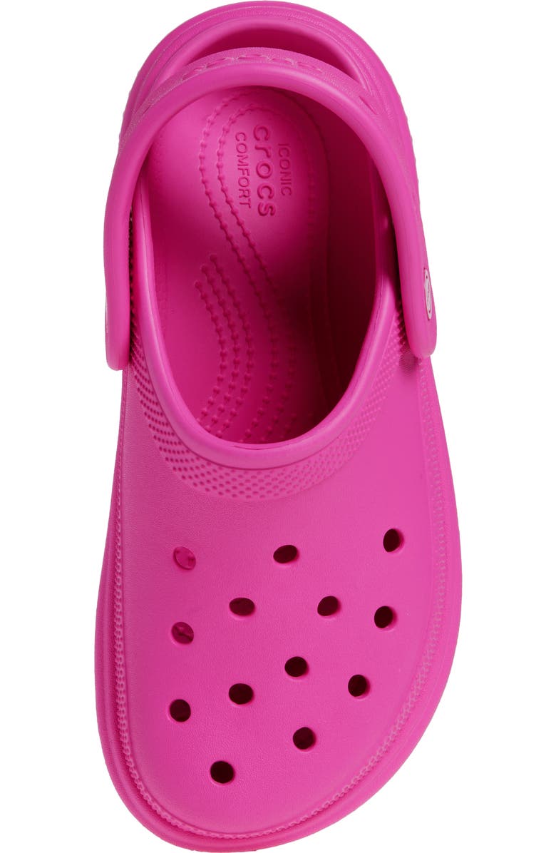 CROCS Stomp Slingback Platform Clog, Alternate, color, Pink Crush