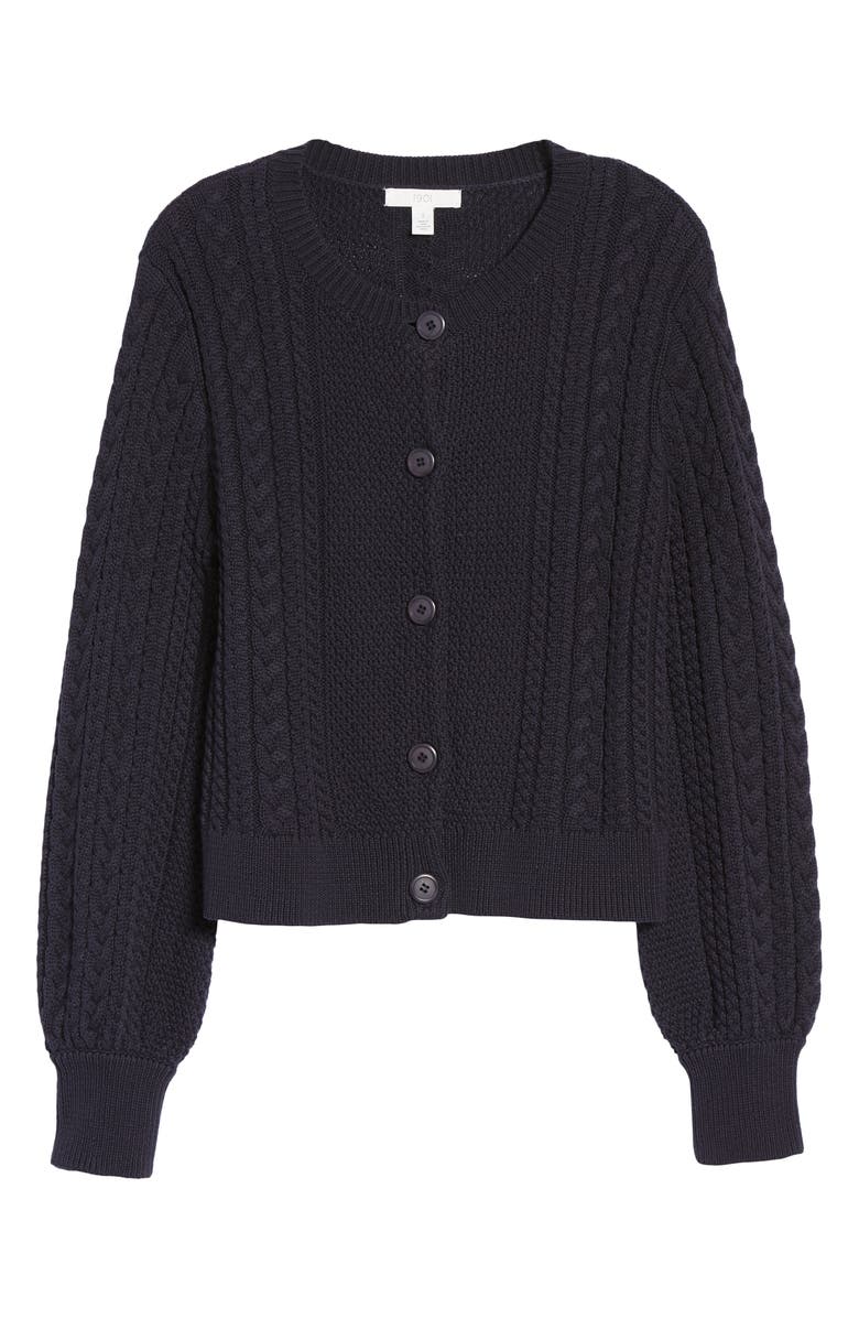 1901 Blouson Sleeve Cardigan, Alternate, color, 