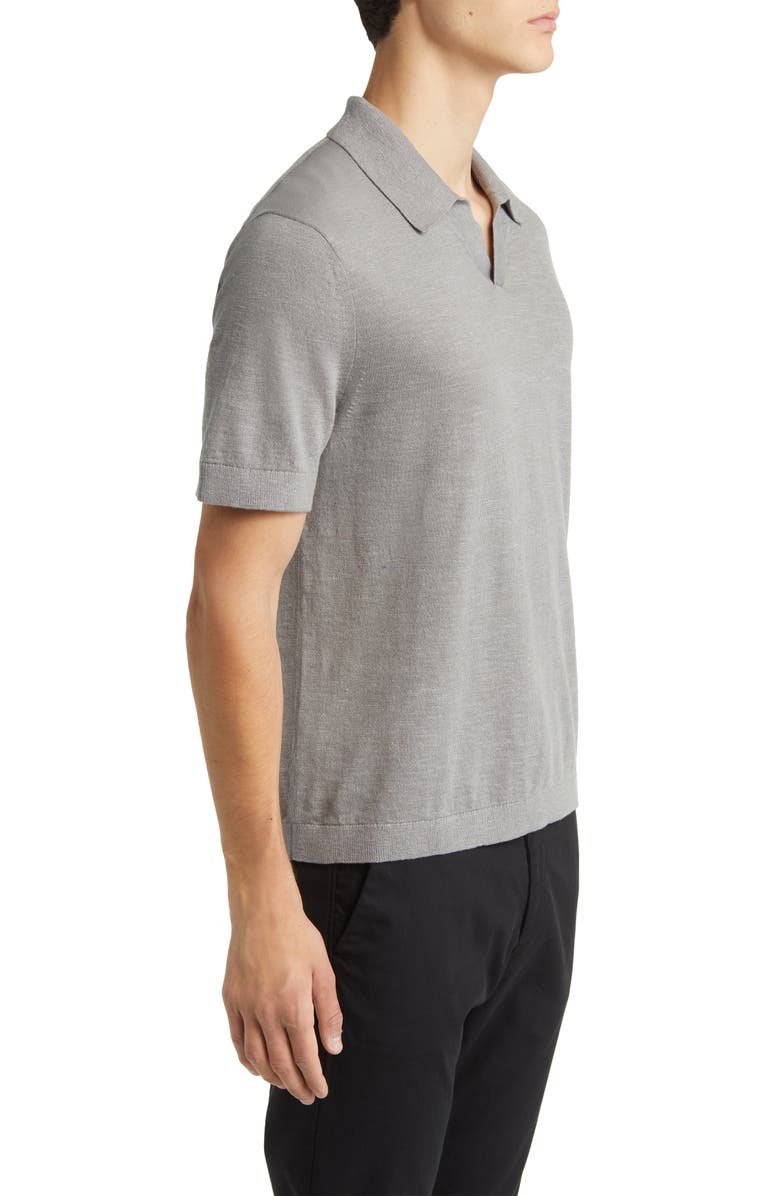 Theory Brenan Linen Blend Polo, Alternate, color, 