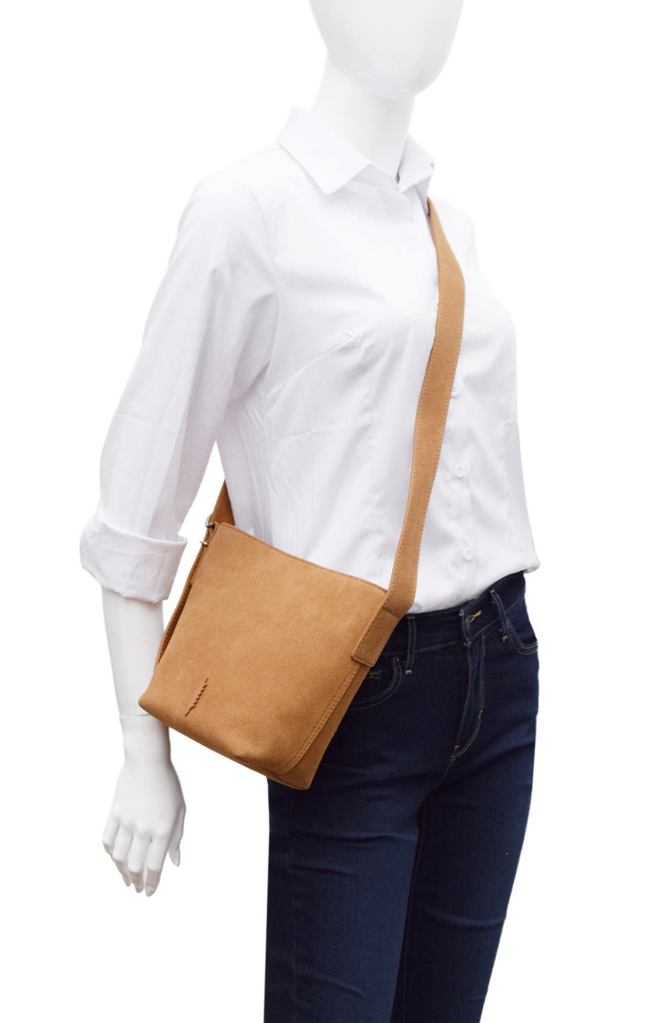 Thacker Jayden Bucket Bag, Alternate, color, Hazelnut