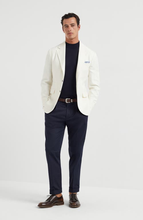 Brunello Cucinelli Pant In Navy Blue