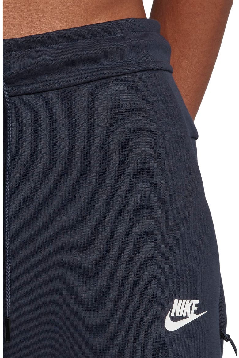 Tech Fleece Shorts, Alternate, color, OBSIDIAN/ WHITE