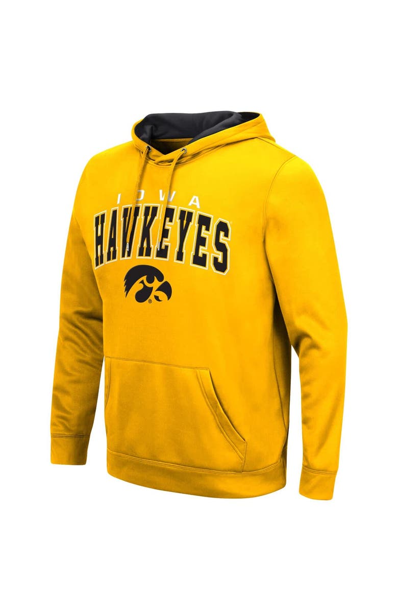 COLOSSEUM Men's Colosseum Gold Iowa Hawkeyes Resistance Pullover Hoodie, Alternate, color,