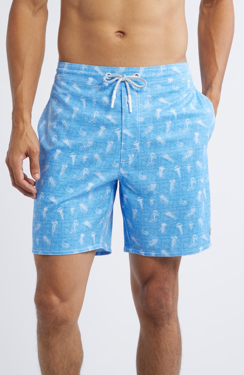 johnnie-O Open Ocean Swim Trunks, Main, color, 
