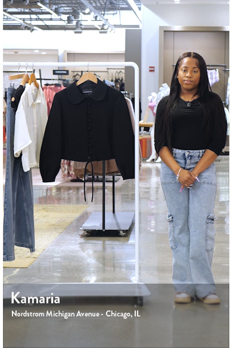 Balloon Sleeve Knit Jacket video
