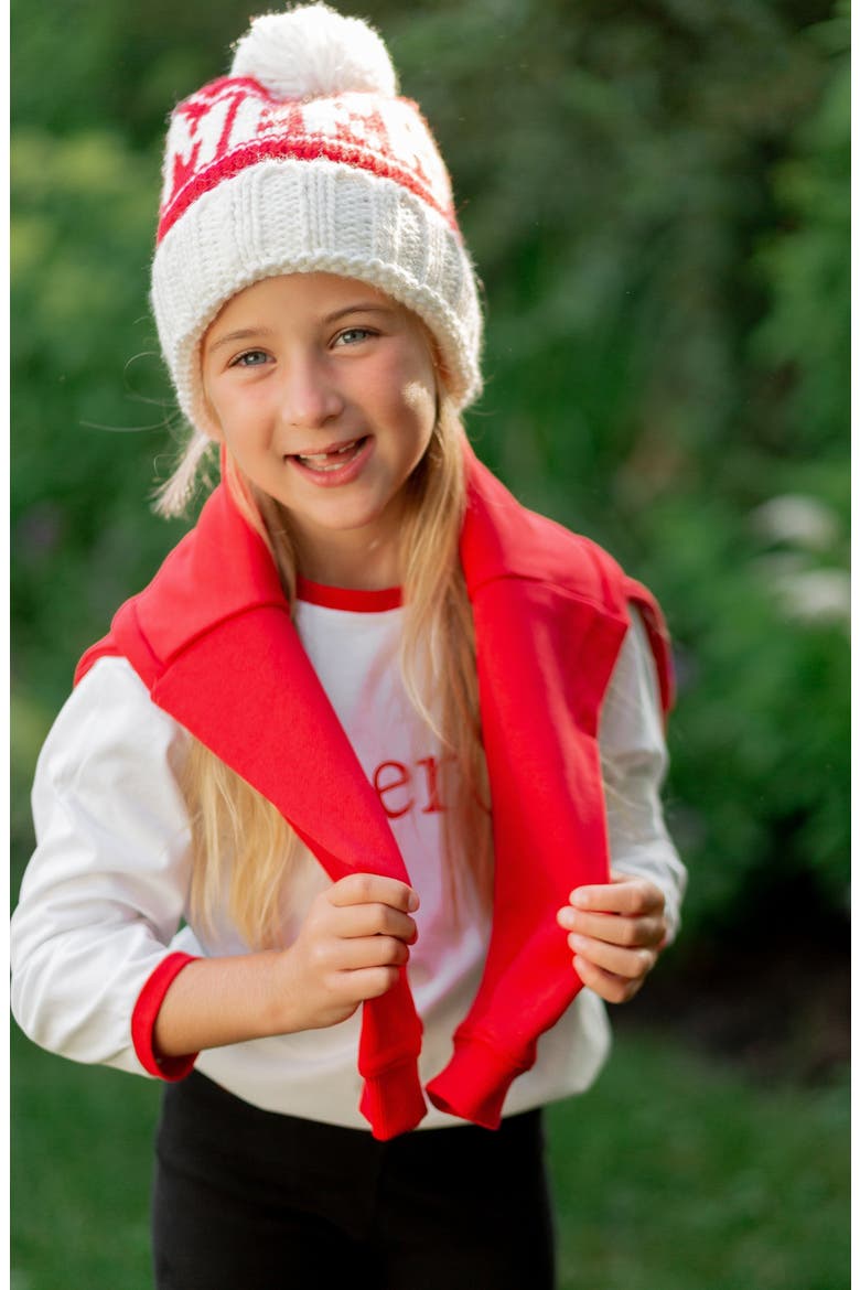 Merry Sweatshirt, Alternate, color, Red