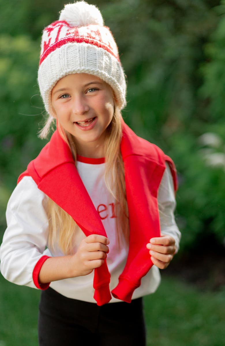 Bits & Bows Merry Sweatshirt, Alternate, color, Red