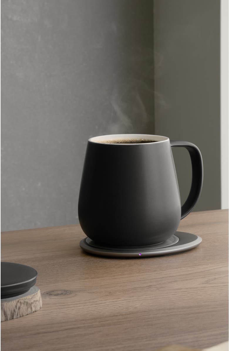 OHOM INC Ui+ Self-heating Mug Set, Alternate, color, Inkstone Black