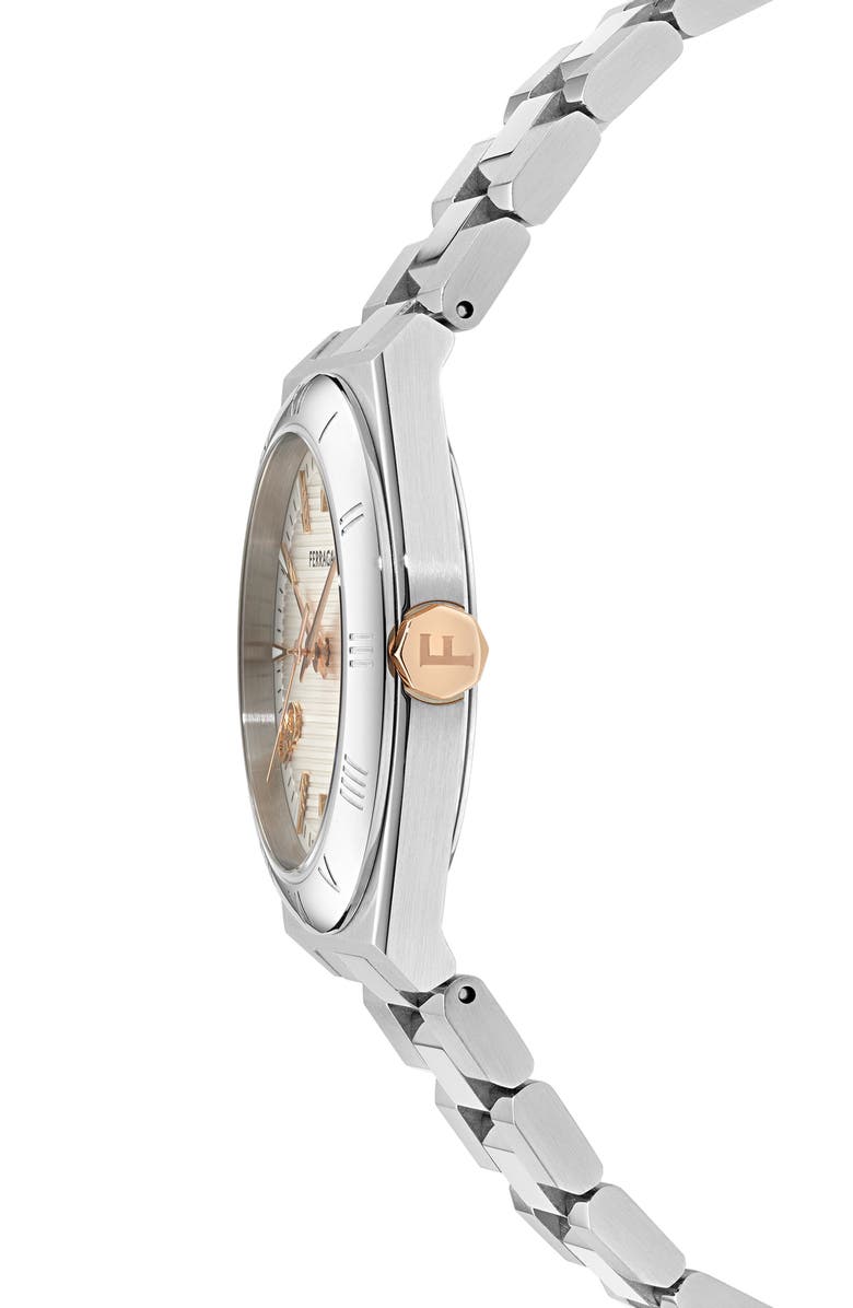 FERRAGAMO Vega Upper East Bracelet Watch, 35mm, Alternate, color,