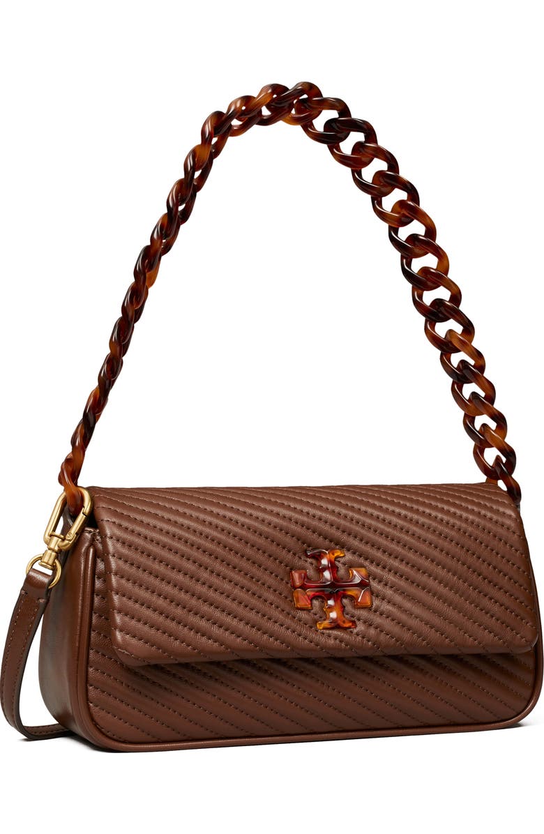 Tory Burch Small Kira Moto Quilted Leather Flap Shoulder Bag, Alternate, color,