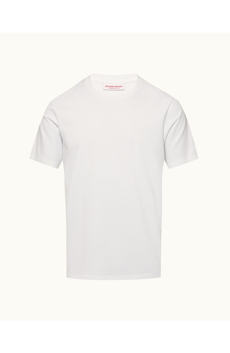 Orlebar Brown Ob Standard Easy Fit Interlock Cotton Jersey T-Shirt, Alternate, color, White